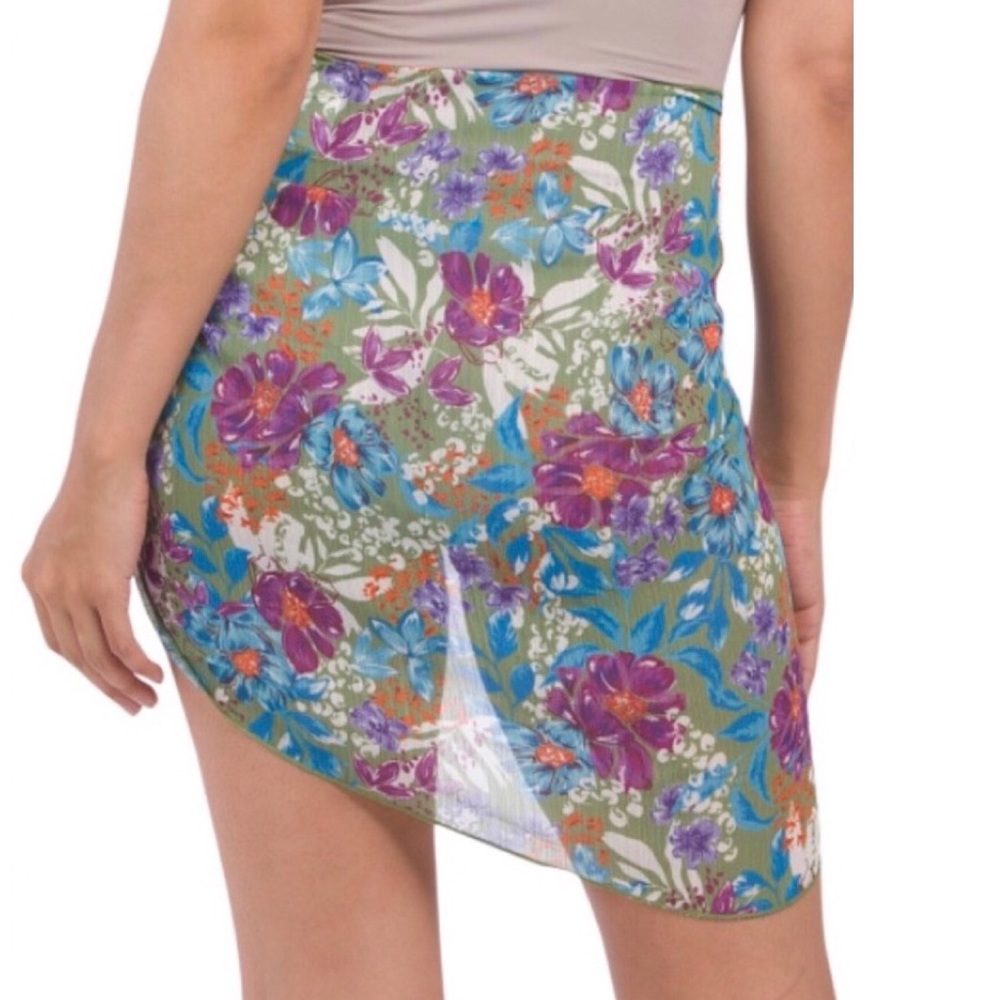 Lucky Brand Printed Sarong (NWT) (Size: OSFM) - Picture 2 of 7
